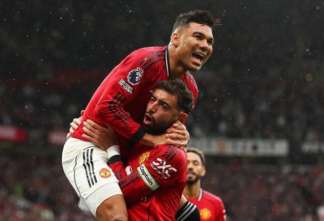 5次助攻卡塞米罗,B费是本赛季英超助攻同一队友最多的球员